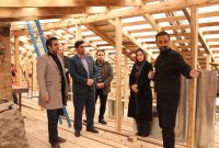 بازدید سرپرست شهرداری رشت از فاز یک مرمت ساختمان تاریخی شهرداری رشت